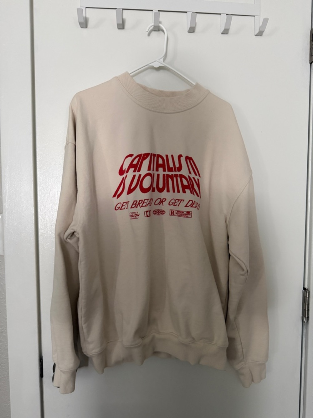 Ideologie “Capitalism is Voluntary” Crewneck Sweatshirt